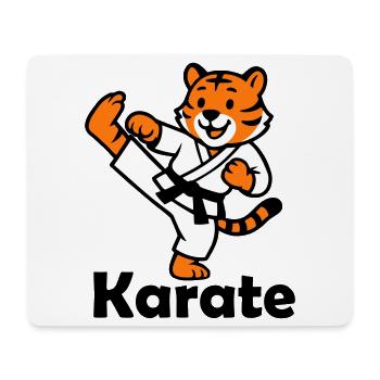 Karate Tiger - Mouse Pad (horizontal) - white - Front