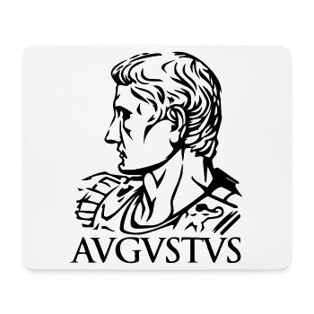 Augustus Römischer Kaiser "AVGVSTVS" Geschichte Tribut - Mousepad (Querformat) - Weiß - Vorne