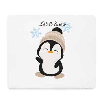 Cuddly Penguin Winter Magic - Mouse Pad (horizontal) - white - Front
