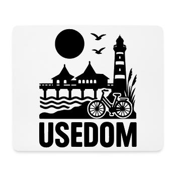 Usedom Island - Mouse Pad (horizontal) - white - Front
