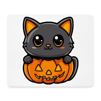 Cat Halloween Cat Comic - Mouse Pad (horizontal) - white - Front