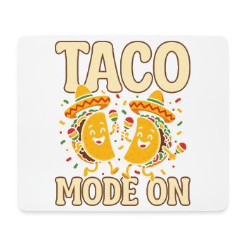 Mode tacos sur un amateur de cuisine mexicaine drôle - Tapis de souris (format paysage) - blanc - Devant