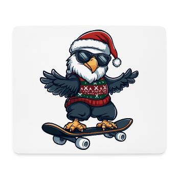 Eagle Christmas Funny - Mouse Pad (horizontal) - white - Front