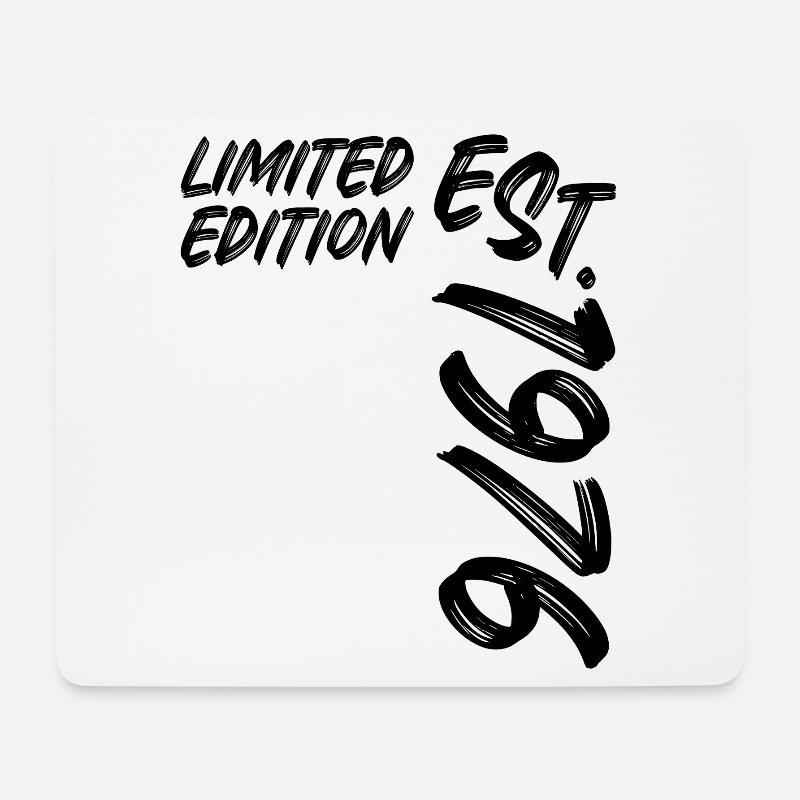 Limited Edition Est. 1976 - Mousepad (Querformat) - Weiß