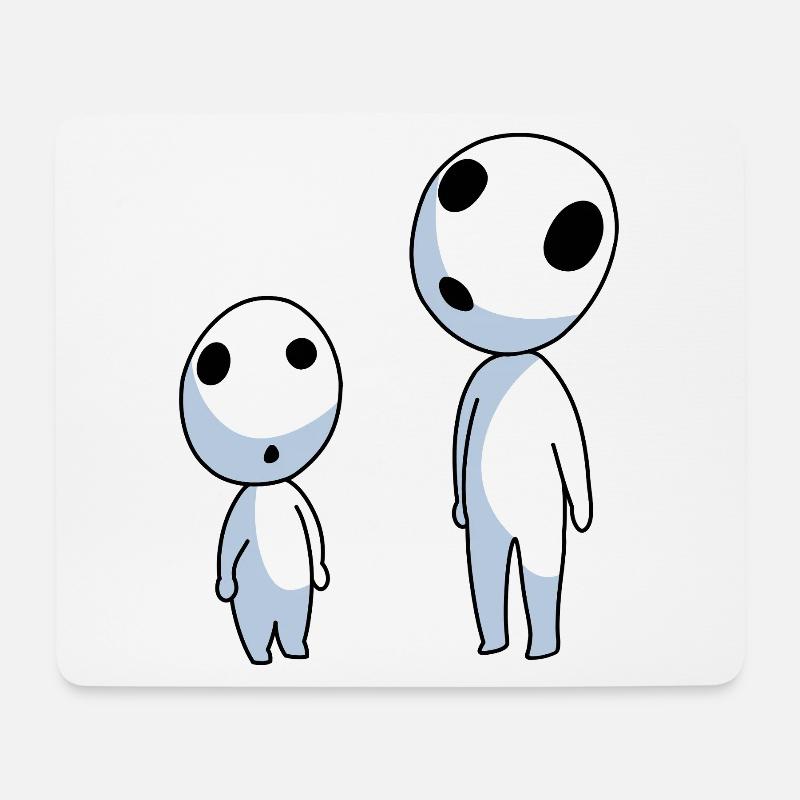 Forest spirits - Mouse Pad (horizontal) - white