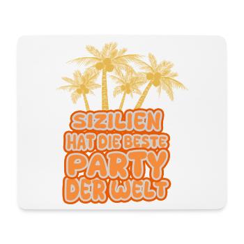 Sicily as a holiday - Mouse Pad (horizontal) - white - Front