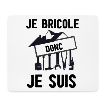 Outils Suspendus Atelier Bricolage Maison - Tapis de souris (format paysage) - blanc - Devant
