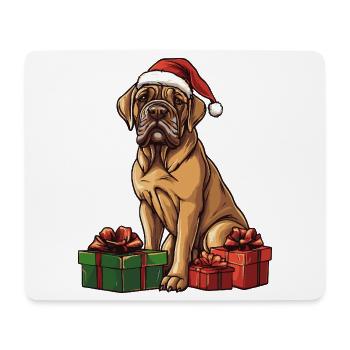 Cadeaux de Noël pour le chien mastiff - Tapis de souris (format paysage) - blanc - Devant
