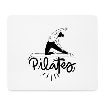 Pilates - Mousepad (Querformat) - Weiß - Vorne