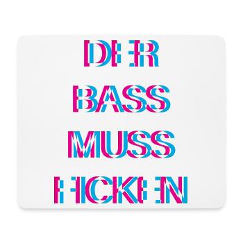 Hardtekk Tekk - Mousepad (Querformat) - Weiß - Vorne