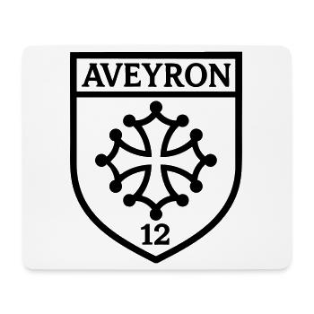 Aveyron - Mousepad (Querformat) - Weiß - Vorne