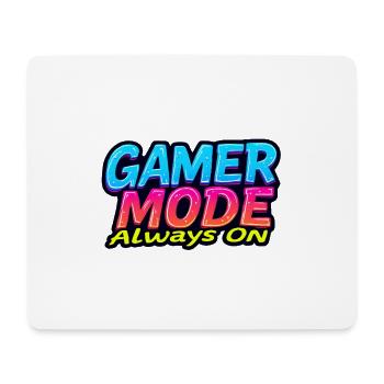 Gamer-Modus immer an - Mousepad (Querformat) - Weiß - Vorne