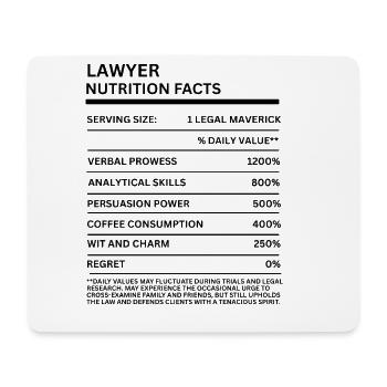 Lawyer Graduation Law Student Attorney Thank You - Mouse Pad (horizontal) - white - Front