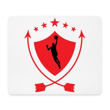 Basketball / Basketball / Basktet-Ball / Sport - Mousepad (Querformat) - Weiß - Vorne