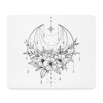 Magic moon flowers - Mouse Pad (horizontal) - white - Front
