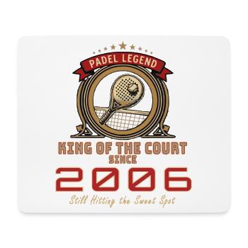 Padel Legende 2006, Geburtstags Shirt, Hoodie, Mug - Mousepad (Querformat) - Weiß - Vorne