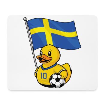 Schweden Fußball Fan Shirt für stolze Fans - Mousepad (Querformat) - Weiß - Vorne