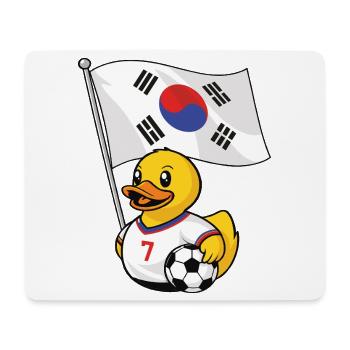 Südkorea Fußball Fan Shirt für stolze Fans - Mousepad (Querformat) - Weiß - Vorne