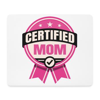 Zertifizierte Mutter – Humorvoller Vater-Design - Mousepad (Querformat) - Weiß - Vorne