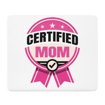 Zertifizierte Mutter – Humorvoller Vater-Design - Mousepad (Querformat) - Weiß - Vorne