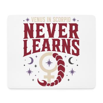 Venus sign Venus astrology - Mouse Pad (horizontal) - white - Front