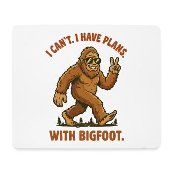 Bigfoot avec le signe de paix - Tapis de souris (format paysage) - blanc - Devant