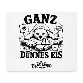 Introvertierte Kaffeeliebhaber und Sarkasmus-Fans - Mousepad (Querformat) - Weiß - Vorne