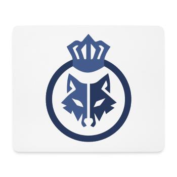 Royal Wolf's Head - Mouse Pad (horizontal) - white - Front