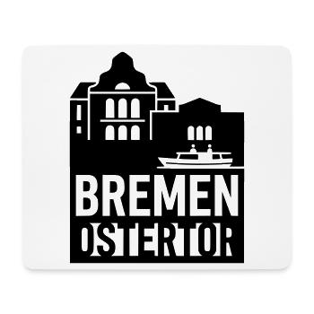 bremen ostertor - Mousepad (Querformat) - Weiß - Vorne