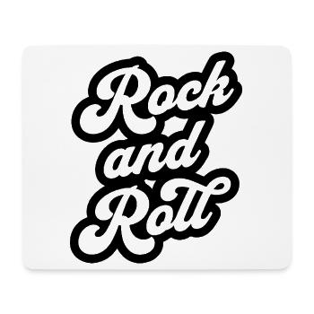 Rock and Roll - Mouse Pad (horizontal) - white - Front