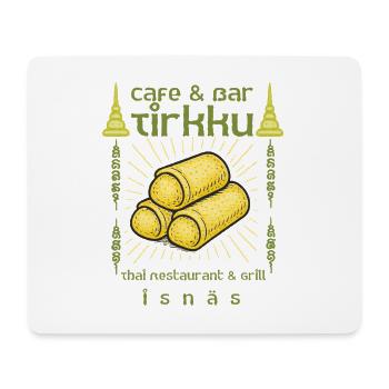 Tirkku-Frühlingsrollen - Mousepad (Querformat) - Weiß - Vorne