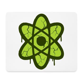 Atom Symbol Graffiti Logo - Mouse Pad (horizontal) - white - Front
