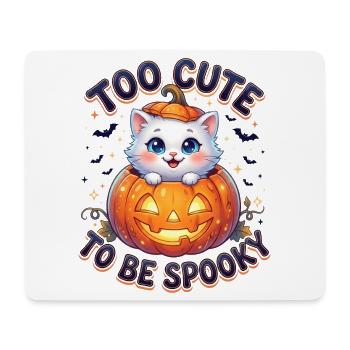 Too Cute To Be Spooky Cat - Mouse Pad (horizontal) - white - Front