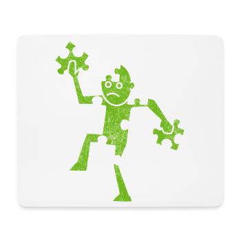 Puzzled Guy - Mousepad (Querformat) - Weiß - Vorne