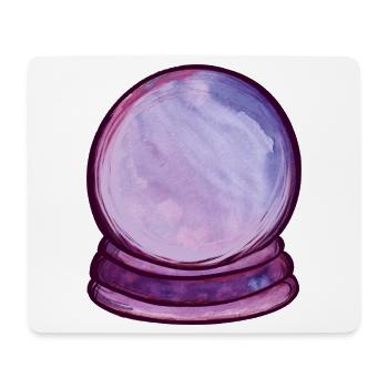 Violette Orb Aquarellkugel - Mousepad (Querformat) - Weiß - Vorne
