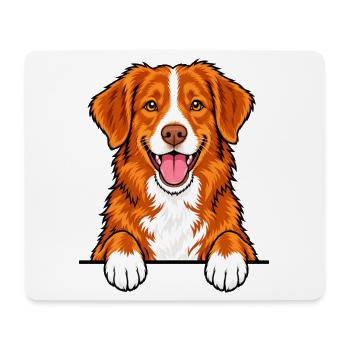 Nova Scotia Duck Tolling Retriever - Mousepad (Querformat) - Weiß - Vorne