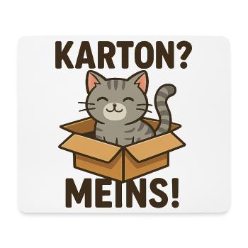 Geschenk für neue Katzenhalter zum Einzug der Katz - Mousepad (Querformat) - Weiß - Vorne