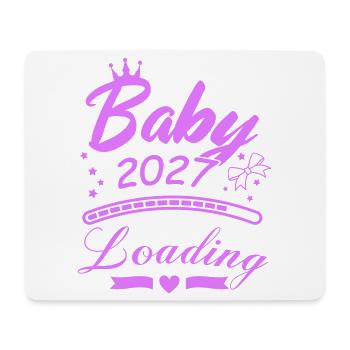Baby 2027 Loading - Mousepad (Querformat) - Weiß - Vorne