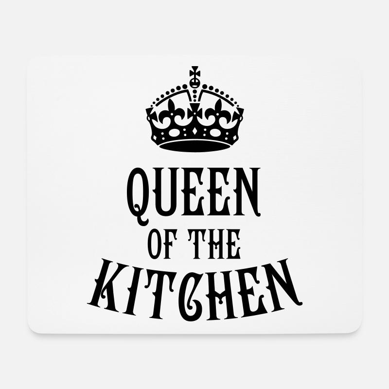 Queen of the Kitchen Köchin Königin - Mousepad (Querformat) - Weiß