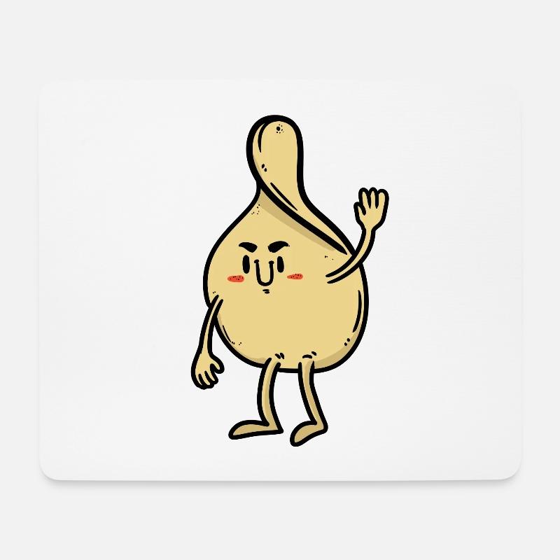 Hey chips! - Mouse Pad (horizontal) - white