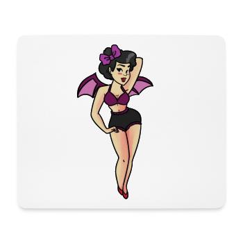 VAMPIRE CHICK - Mousepad (Querformat) - Weiß - Vorne