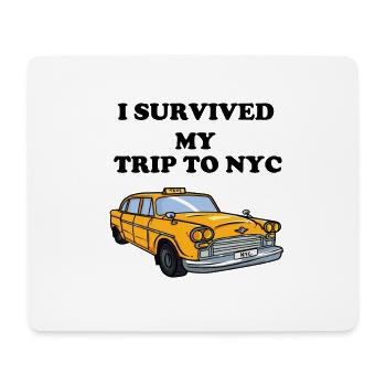 I Survived My Trip to NYC - Mousepad (Querformat) - Weiß - Vorne