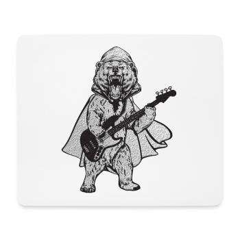 Bass Spieler Bassist Vatertag Geschenk Freund Fun - Mousepad (Querformat) - Weiß - Vorne