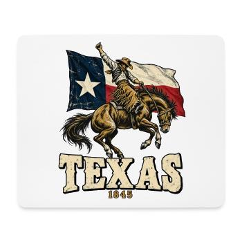 Texas 1845 Western Reiter Flagge - Mousepad (Querformat) - Weiß - Vorne