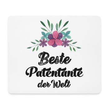 Beste Patentante Taufpatin Tante Lieblingstante - Mousepad (Querformat) - Weiß - Vorne