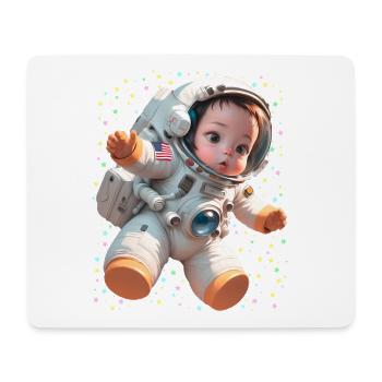 Baby Astronaut Babynaut - Mouse Pad (horizontal) - white - Front