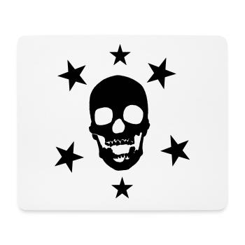 SKULL SUPERSTAR - Tapis de souris (format paysage) - blanc - Devant