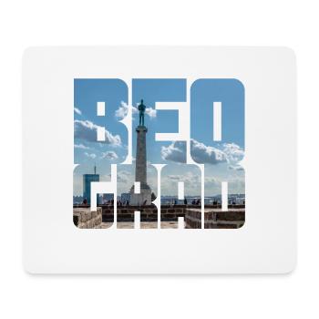 Beograd Belgrad Serbien - Mousepad (Querformat) - Weiß - Vorne