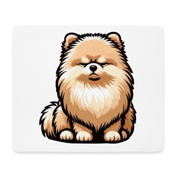 Zwergspitz Zwergspitze Spitzhund Zwergspitzhalter - Mousepad (Querformat) - Weiß - Vorne