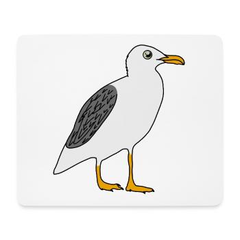 Gull - Mouse Pad (horizontal) - white - Front
